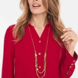 Chico's "Leigh" Necklace & Bracelet Set